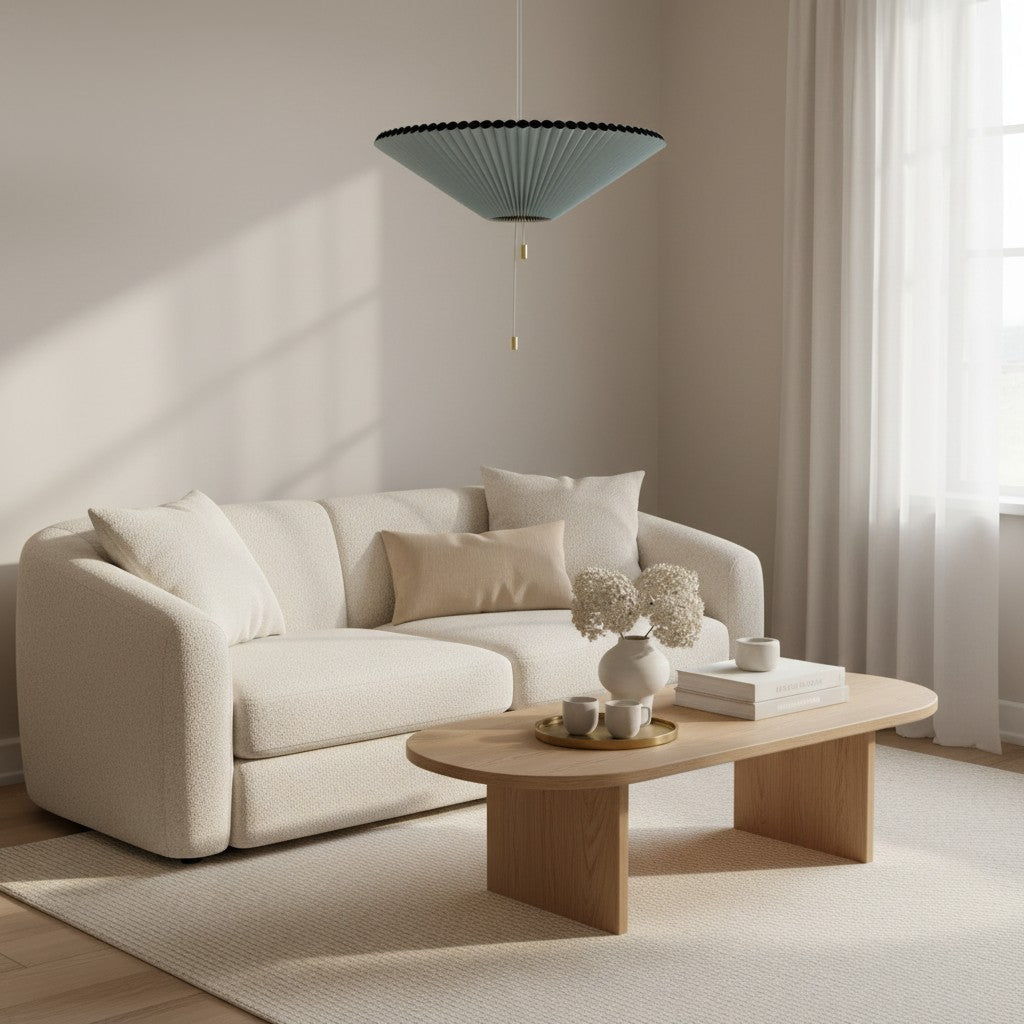 Vellmuse Vintage Interactive Umbrella Pendant Lamp - Adjustable Lampshade Light for Any Space N25 | Esilora