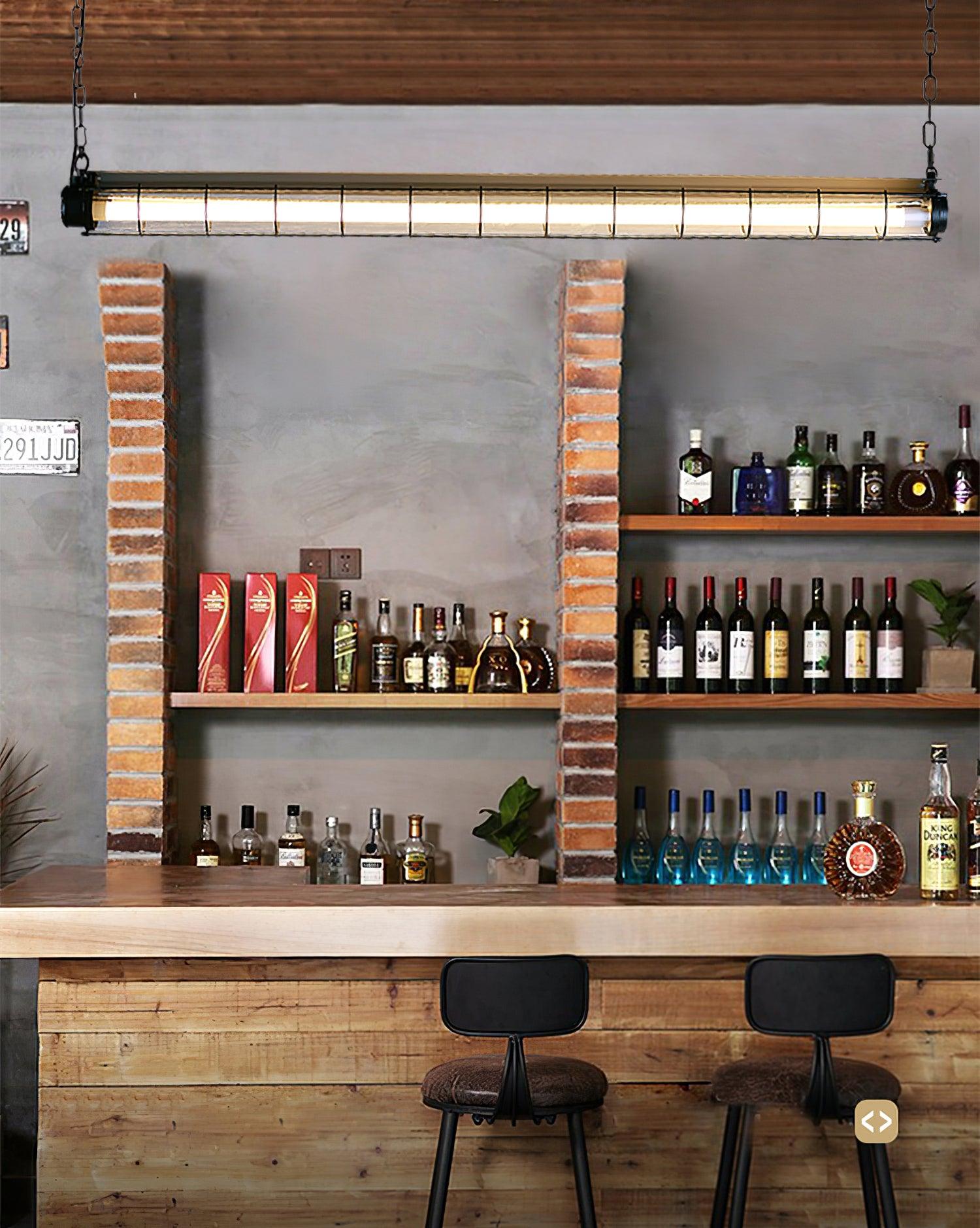 Artisan Glass Linearity Chandelier Iron Metal Glass Polished Silver Finish | Esilora
