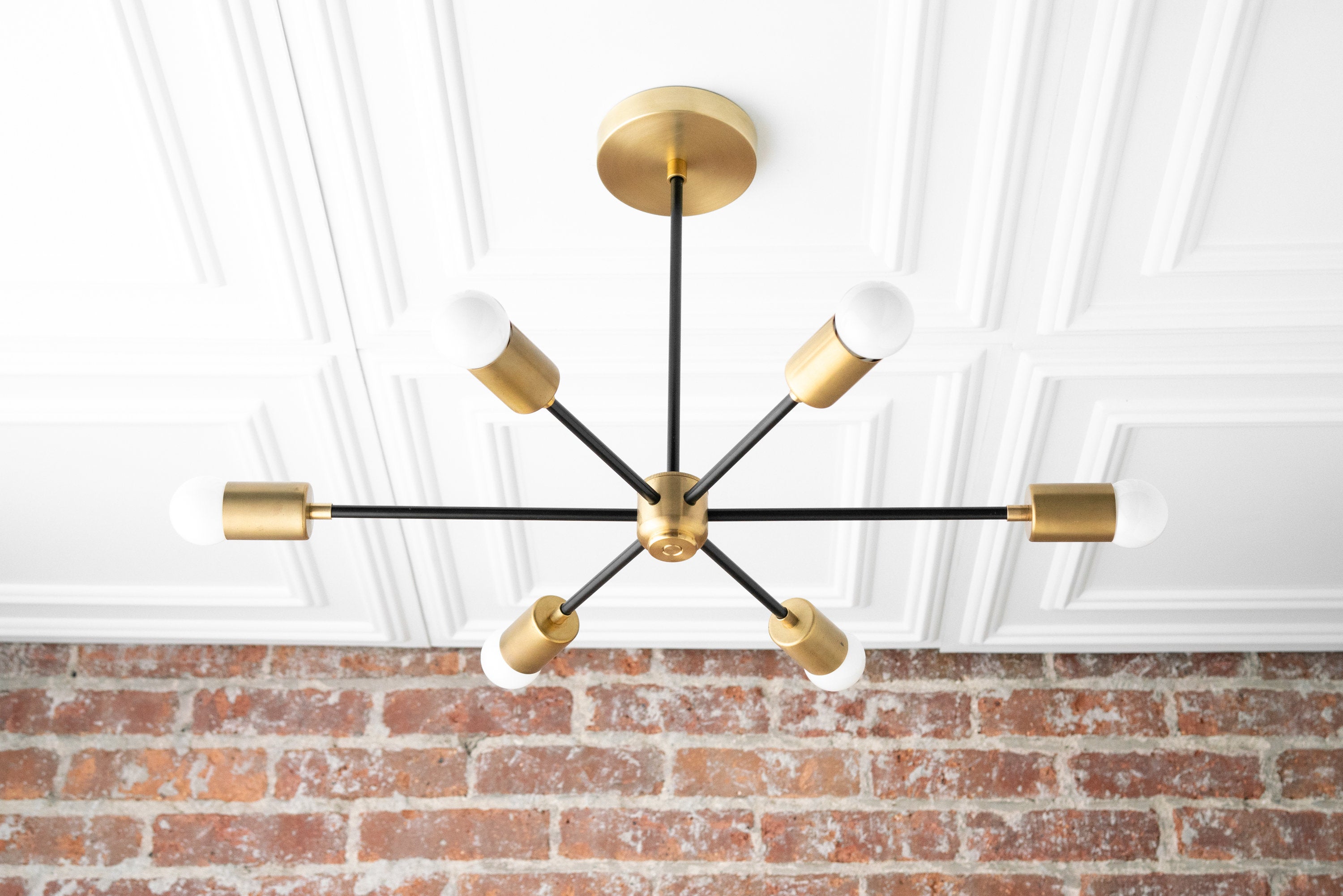 Mobilux Line Mid Century Modern Kronleuchter - 6-flammige Hängeleuchte | Esilora
