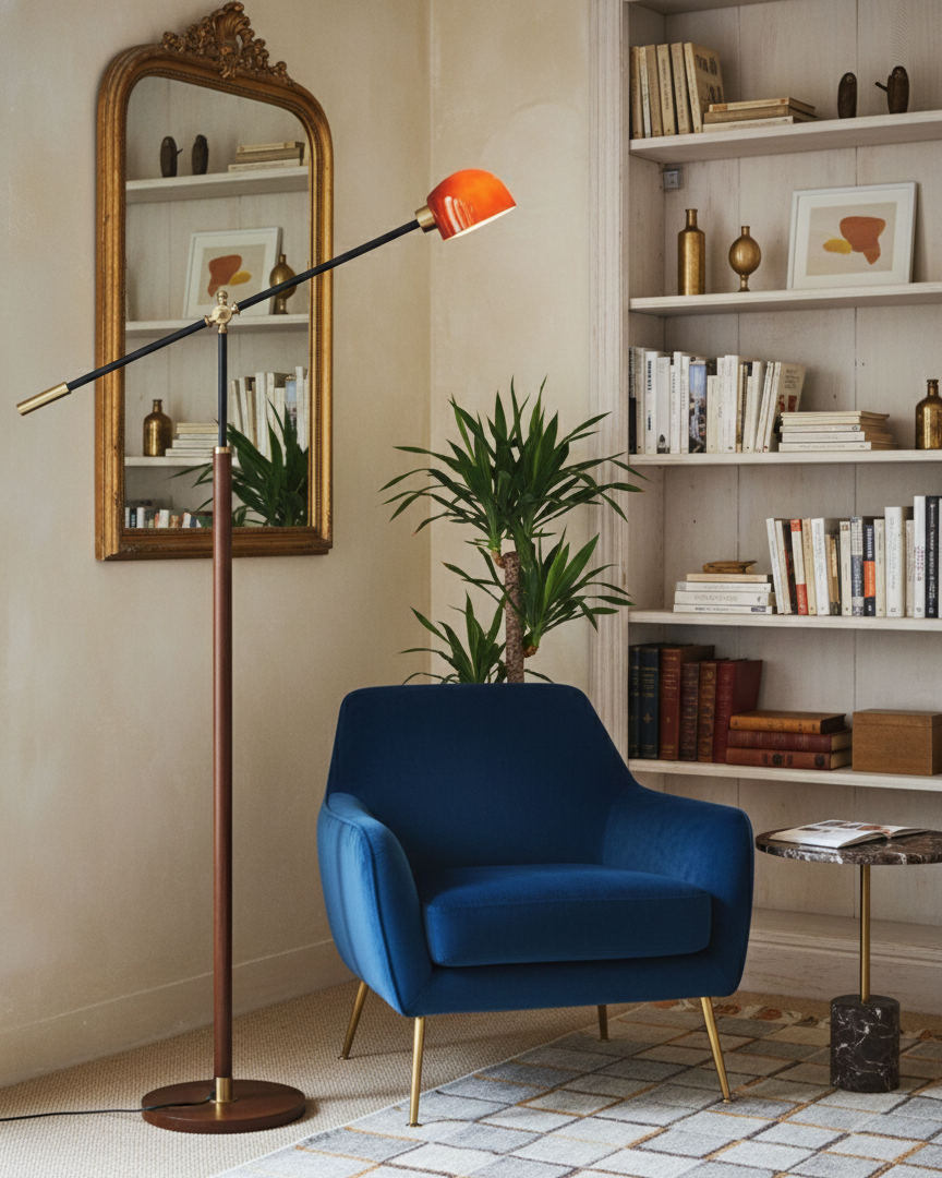 Heritage Swing Floor Lamp | Esilora