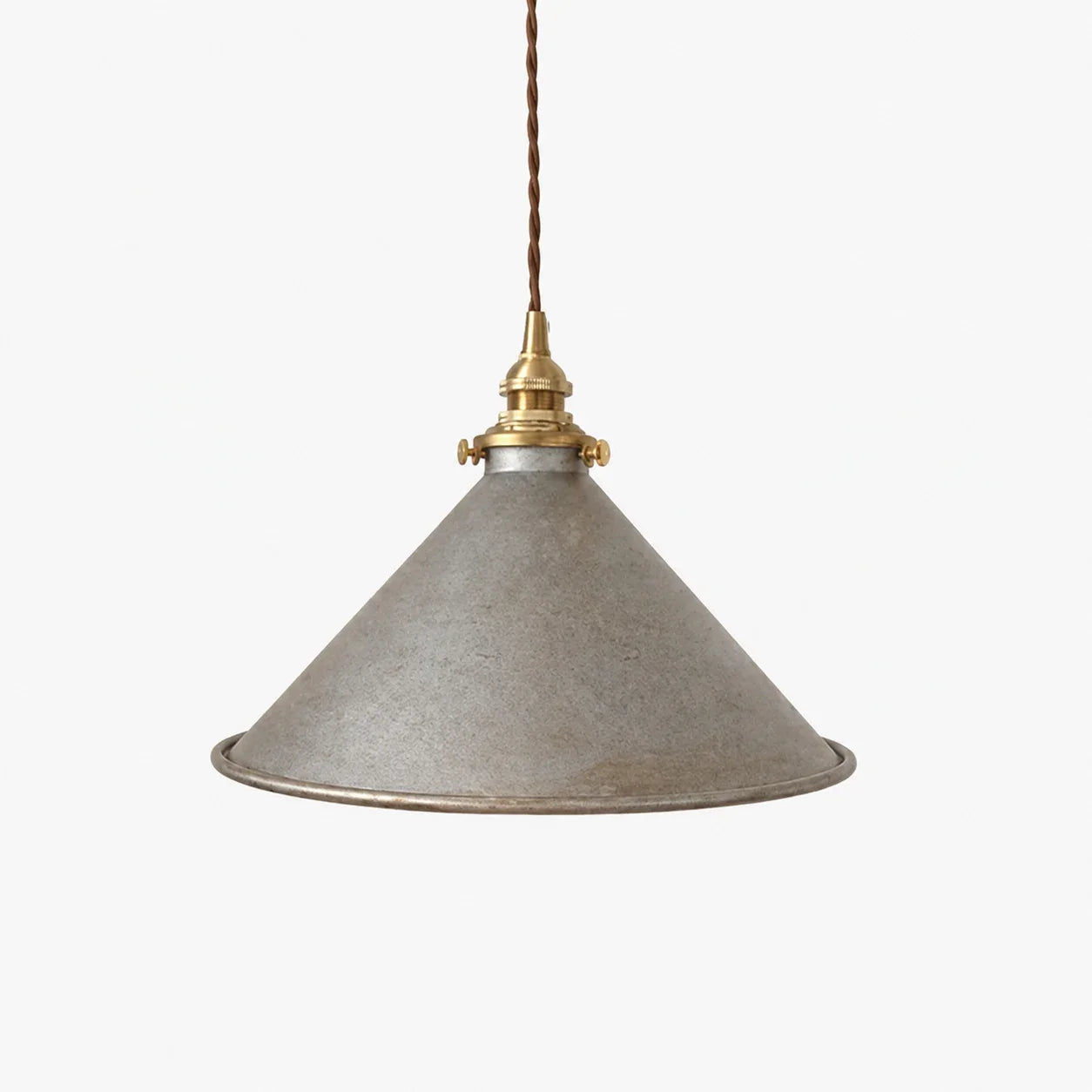 Vintage Industrielle Pendelleuchte aus distressed Metall | Esilora