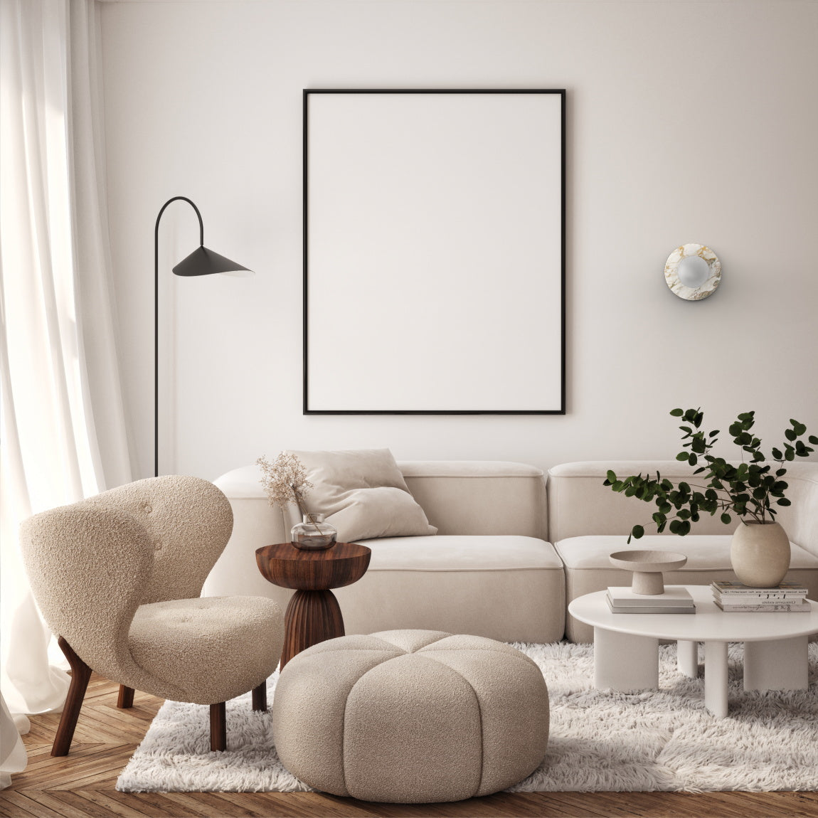 Lucie Flushmount Sconce | Esilora