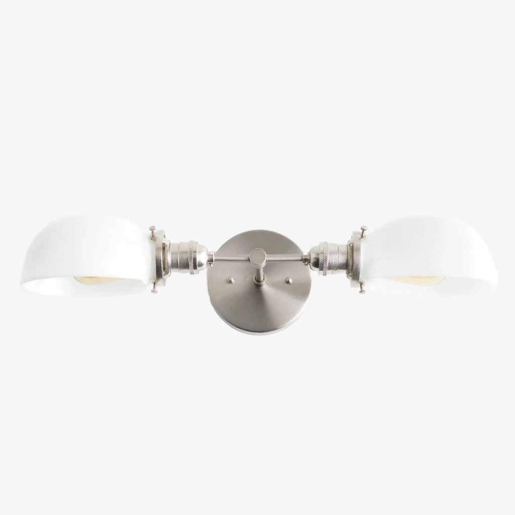 Ornato Luxe Art Deco Schminkspiegel-Wandleuchte – Opalglas-Wandlampe für Bad & Ankleidezimmer | Esilora