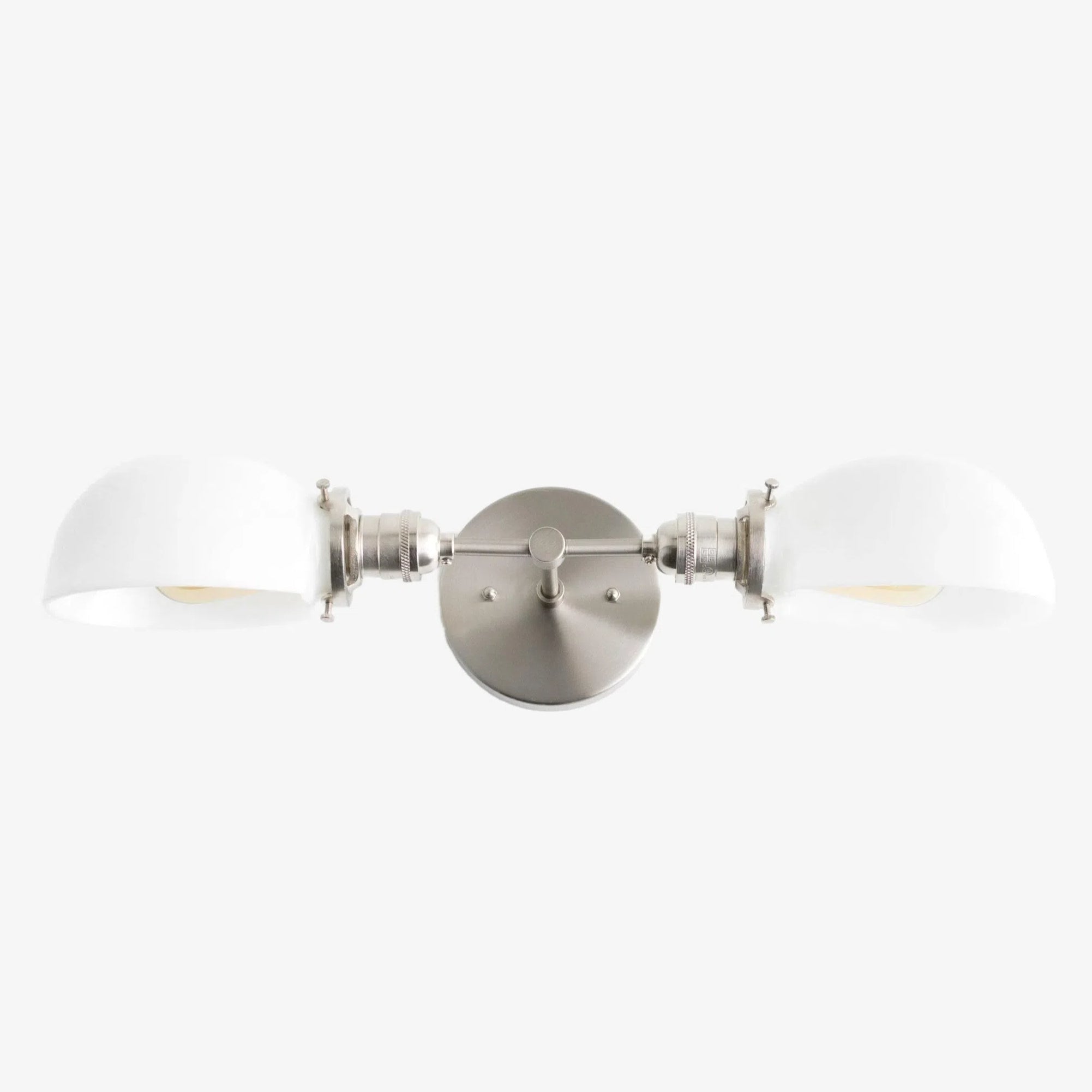 Ornato Luxe Art Deco Vanity Sconce – Opal Glass Wall Light for Bathroom & Dressing Room | Esilora