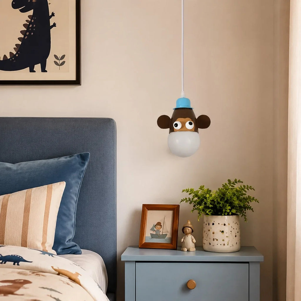 Lampada a sospensione con animali per bambini | Esilora