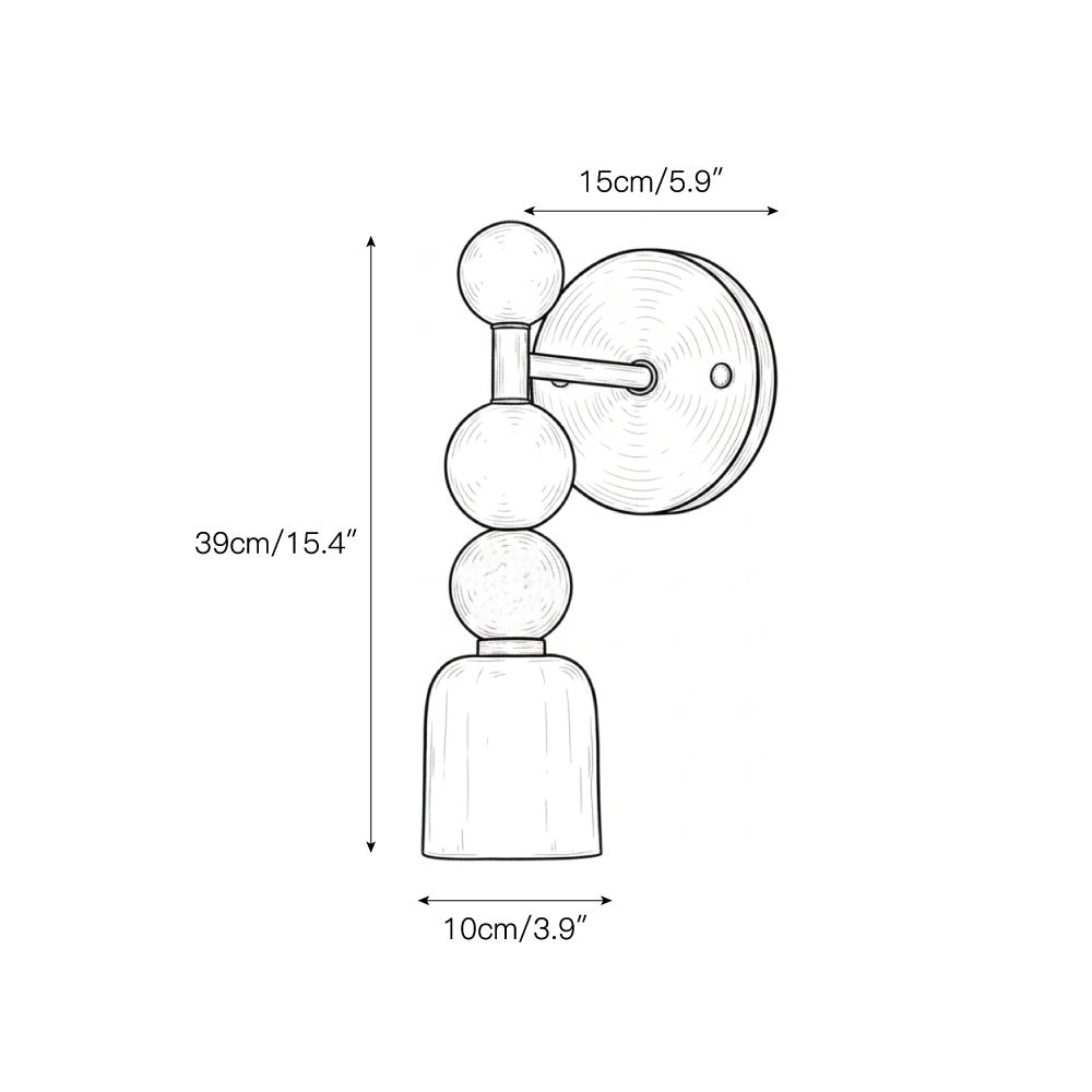 Minimalistische Wandlampe Moderne Lineare Wandleuchte für Schlafzimmer Flur | Esilora