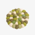Handmade Wool Felt Ball Coaster | Esilora