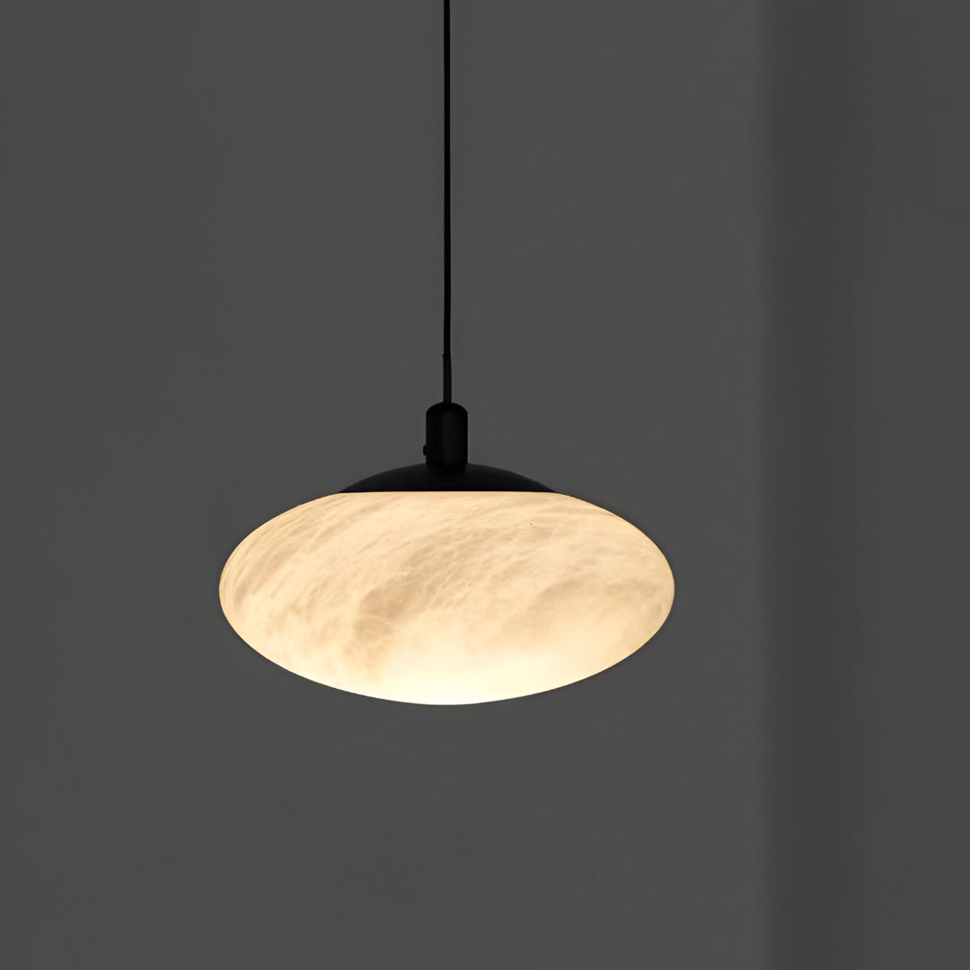 Alabaster Mini Marble Mushroom Pendant Light | Esilora