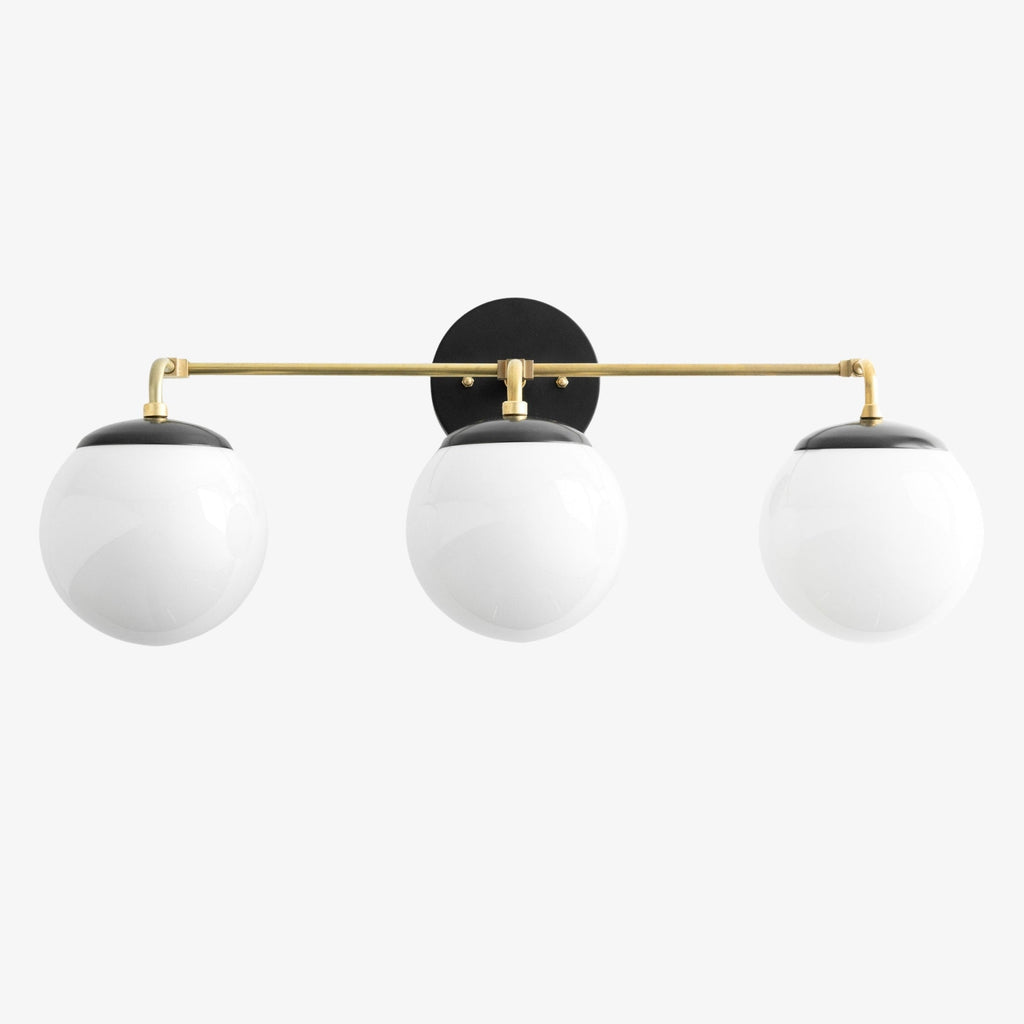 مصباح Glorica Glass الشريطي LED القابل لتعتيم الإضاءة للمرآة – وحدة إضاءة حمّام كروية بسيطة | Esilora