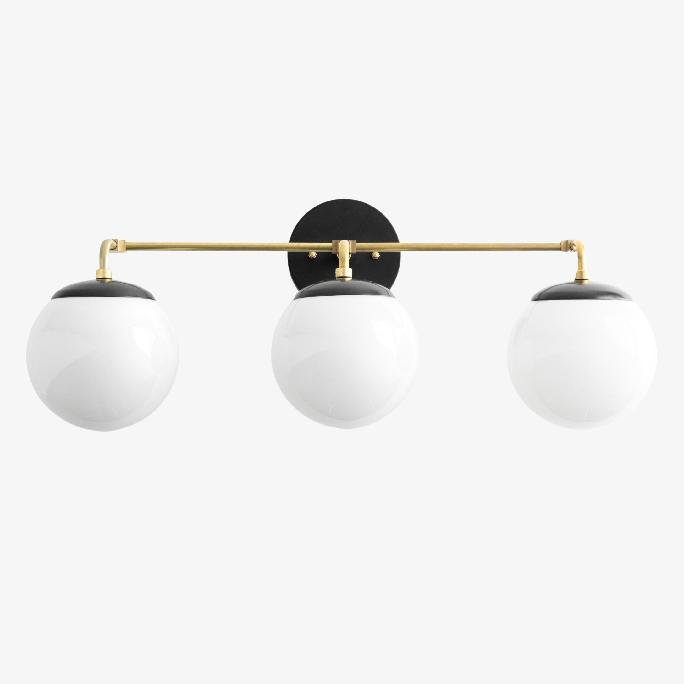 مصباح Glorica Glass الشريطي LED القابل لتعتيم الإضاءة للمرآة – وحدة إضاءة حمّام كروية بسيطة | Esilora