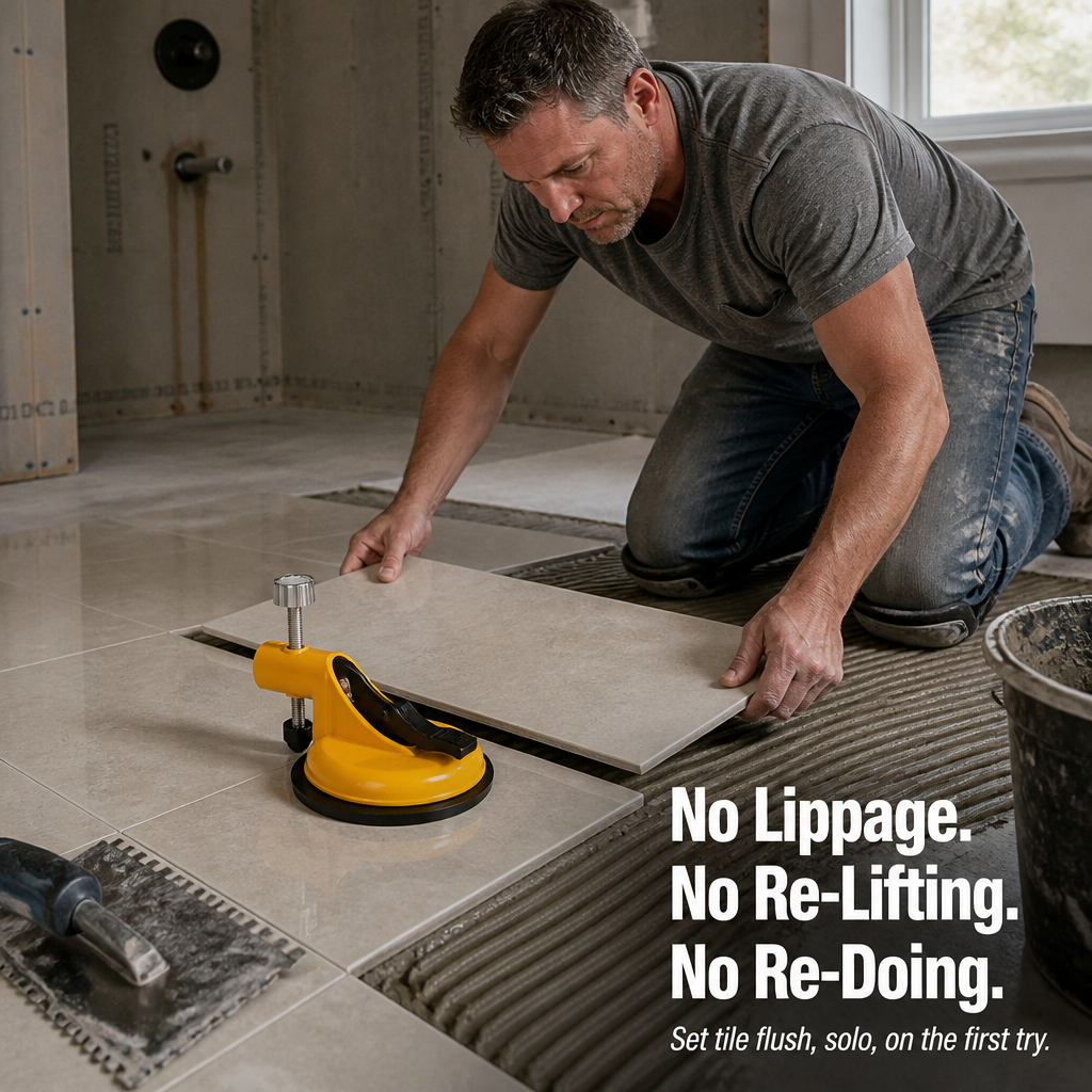 ProGrip — Lift Heavy Tile, Glass, and Mirrors Solo Without a Single Slip - Esilora