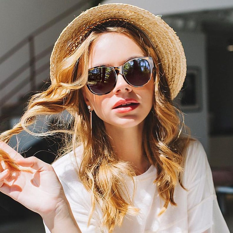 Oversized Cat-Eye Sunglasses with UV400 Polarized Lenses - Esilora