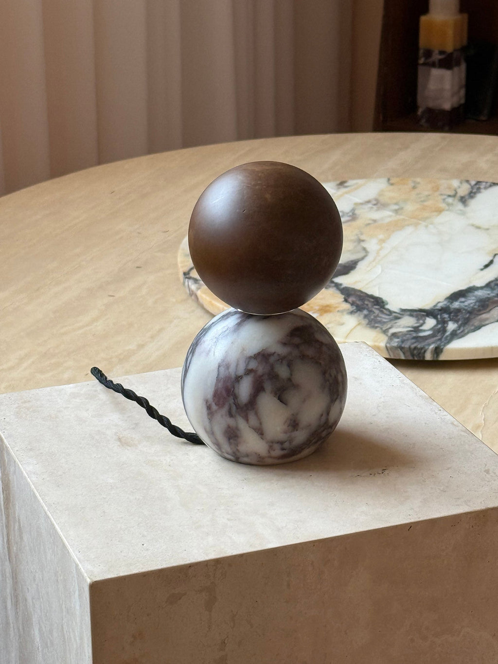 Lucide Marble Table Lamp | Esilora