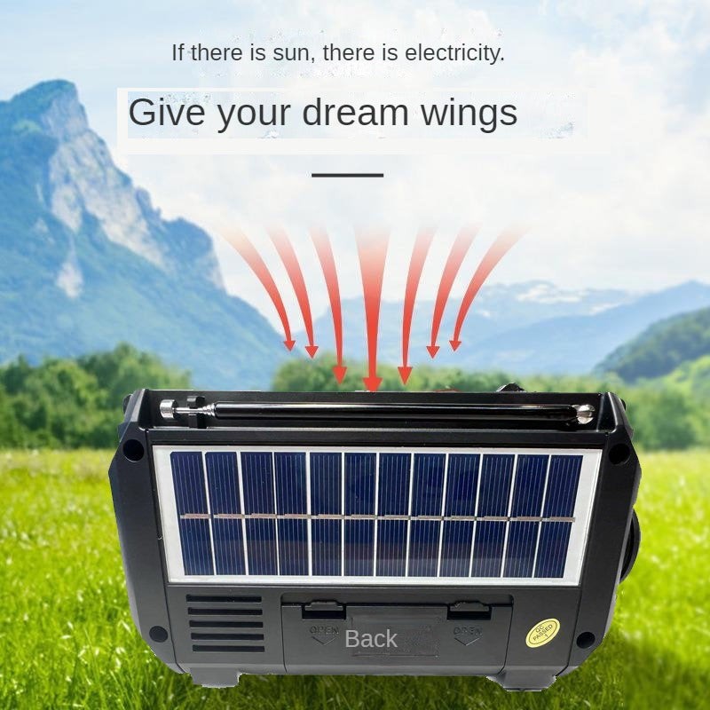 Solar-Powered Radio for Camping Trips - Esilora