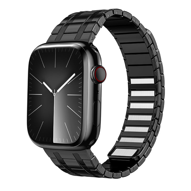 Cinturino magnetico in acciaio inossidabile con finitura satinata per smartwatch - Esilora