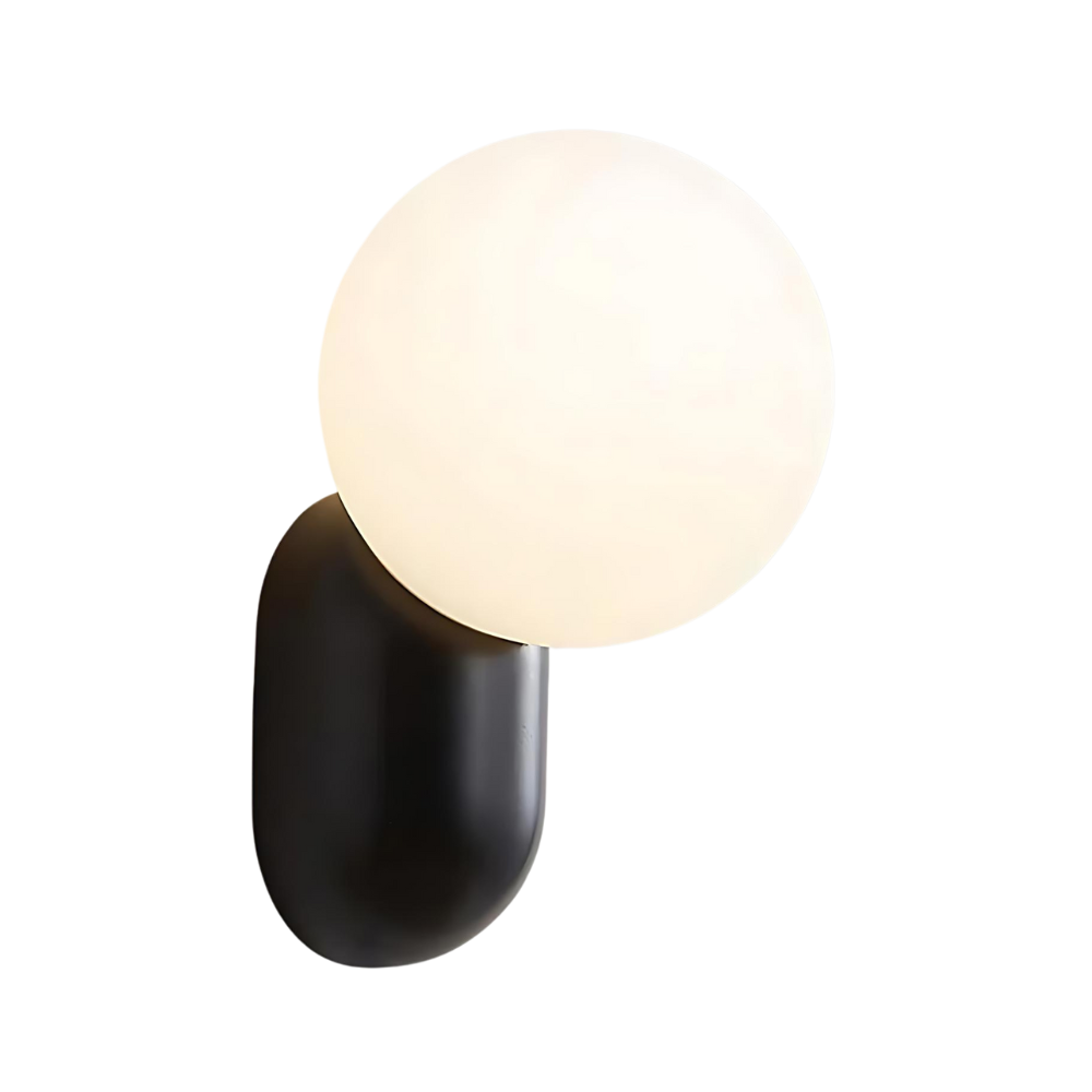 Luma Nordic Glass Orb Wall Light | Esilora