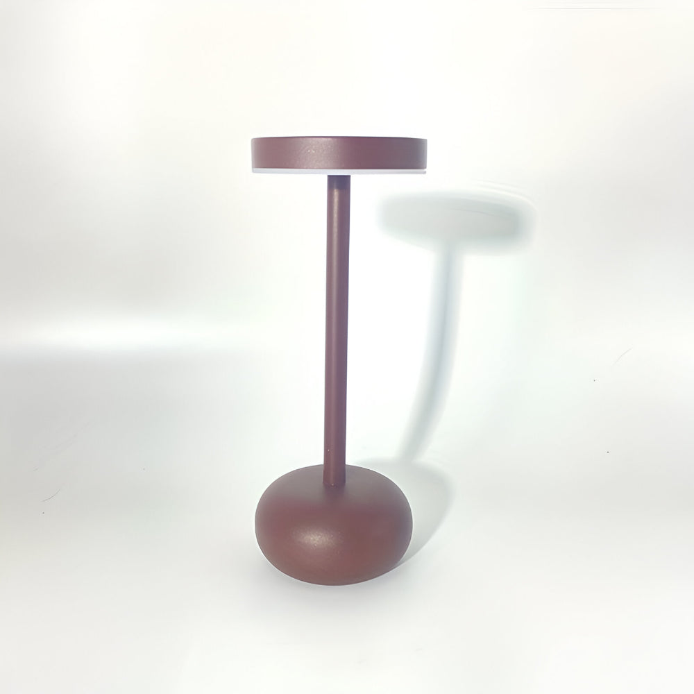 Modern Metal Table Lamp — LED Dimmable, USB Rechargeable, Touch Control
