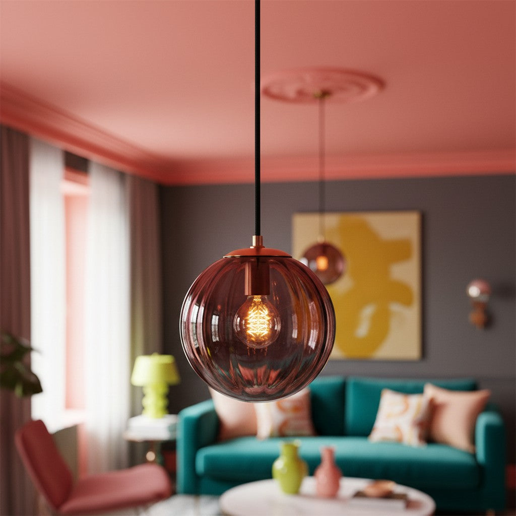 Nuevola Moderne elegante Globus-Pendelleuchte - Esszimmer Küche Nutzung | Esilora
