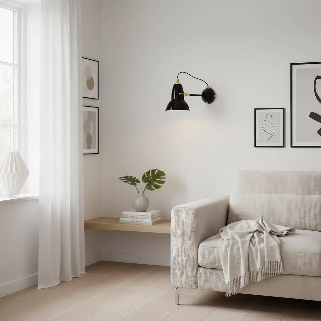 Modryx Retro Metal Wall Sconce - Adjustable Arm for Bedside Reading and Accent Lighting | Esilora