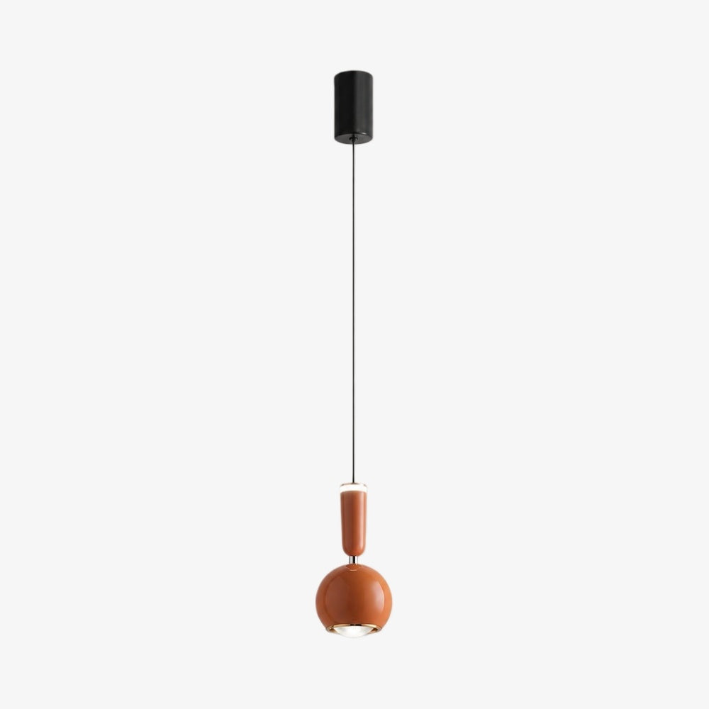 Suspension moderne Ivoran - Lampe suspendue fine, réglable, en métal et acrylique pour chambre et couloir | Esilora