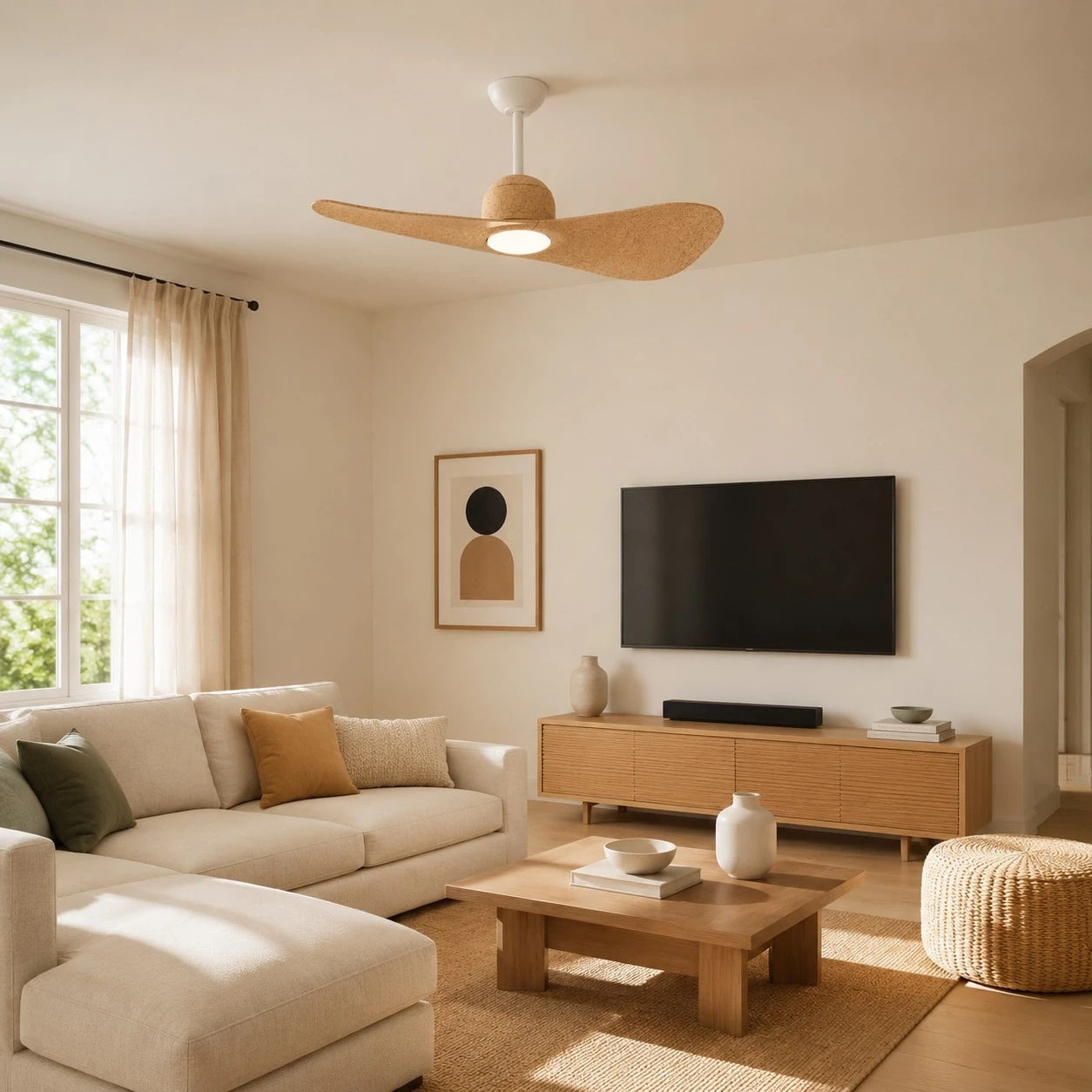 Luce per ventilatore da soffitto a due pale Hat | Esilora
