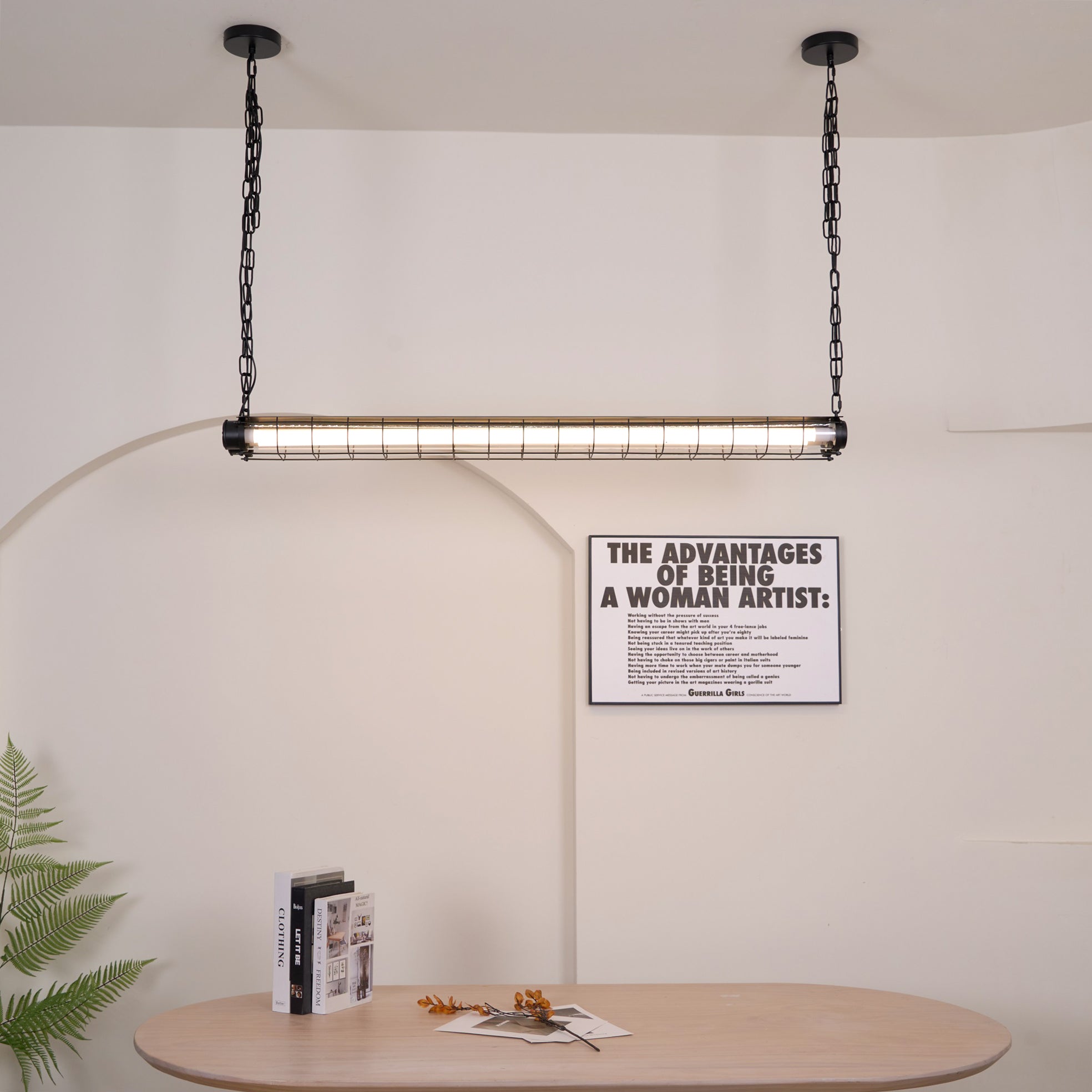 Artisan Glass Linearity Chandelier Iron Metal Glass Polished Silver Finish | Esilora
