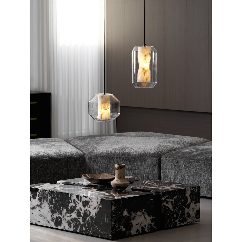 Glass Alabaster Pendant Lamp | Esilora