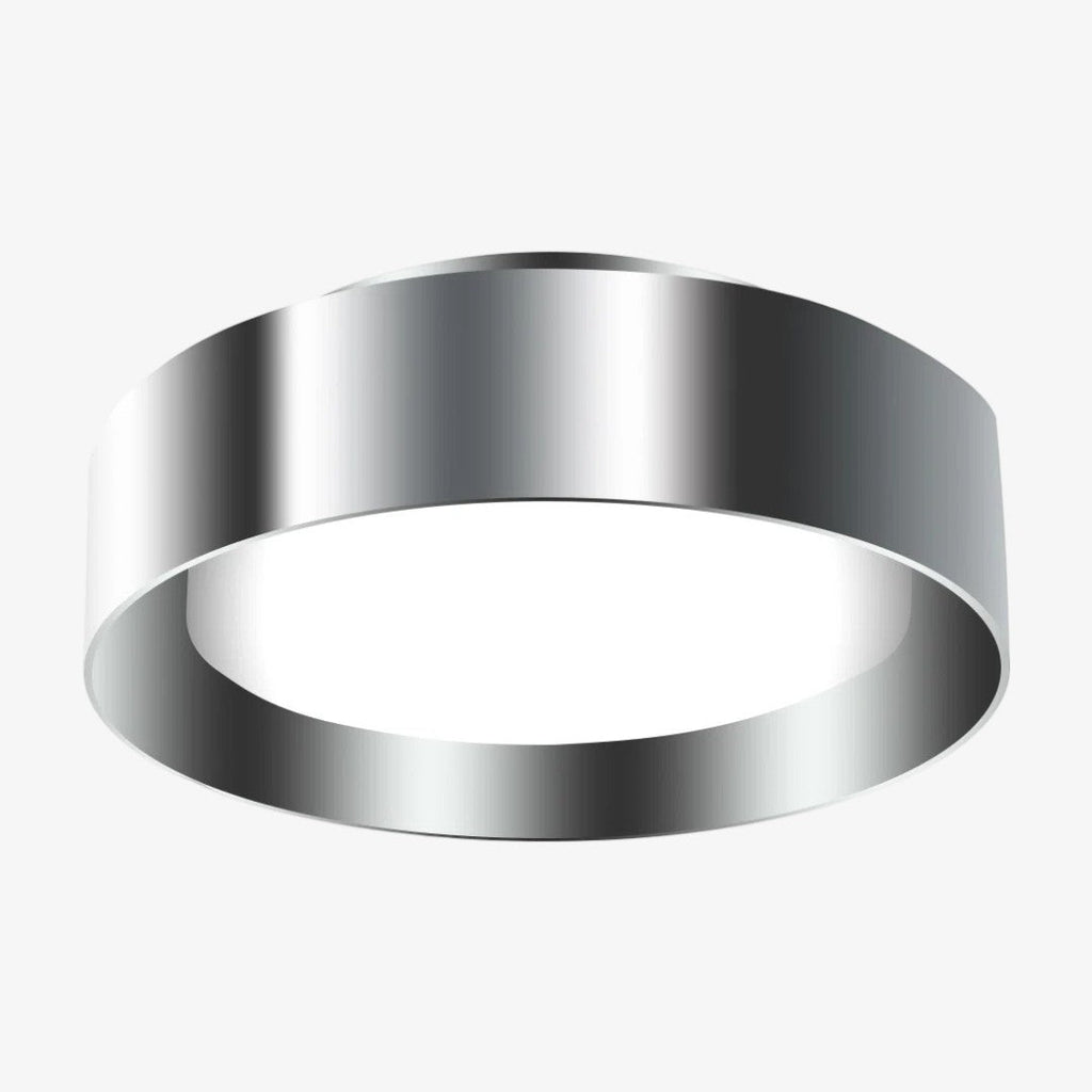 Velcora Contemporary Metal Flush Mount Ceiling Light – Elegant Drum Ceiling Fixture for Bedroom | Esilora