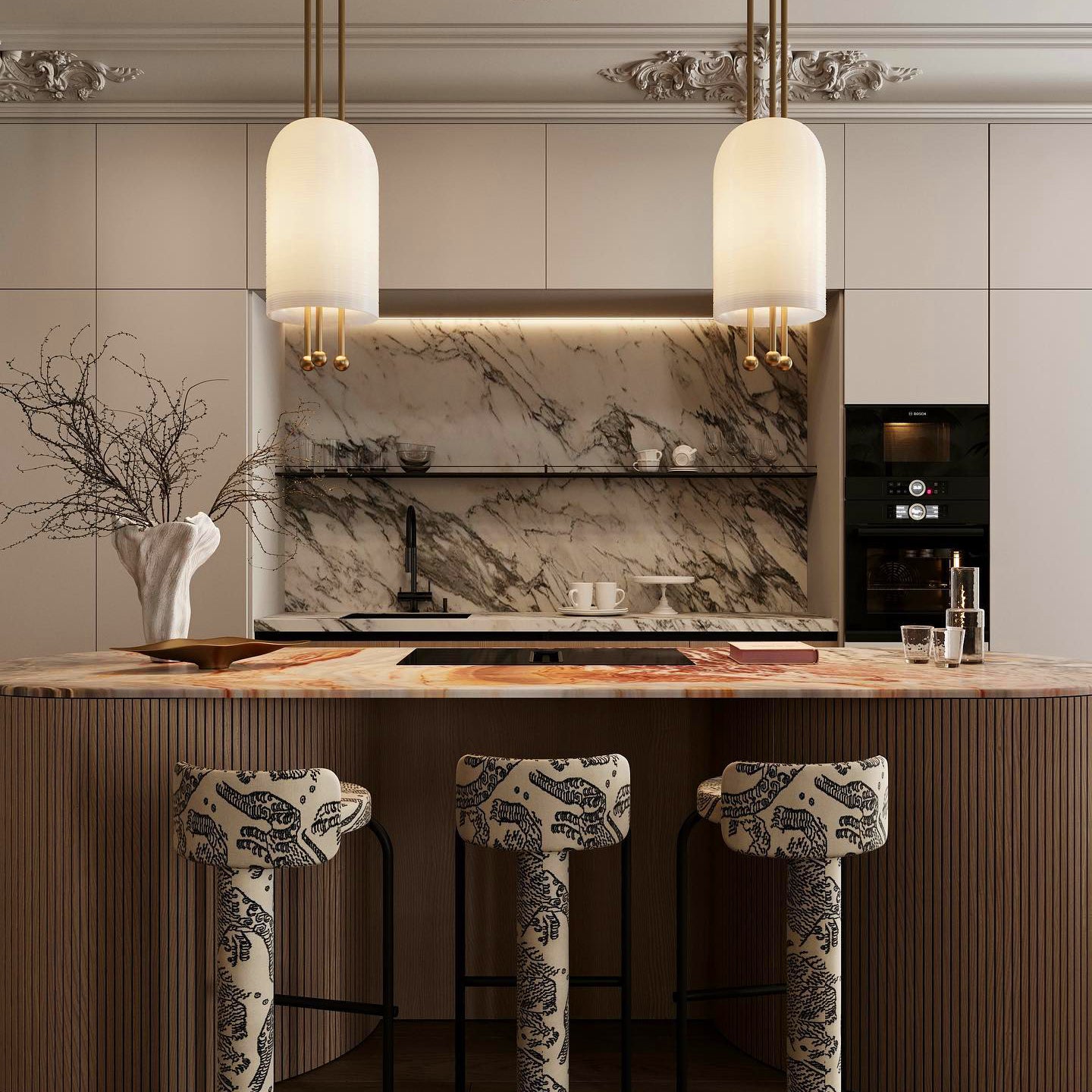 Lantern Glass Pendant Lamp | Esilora