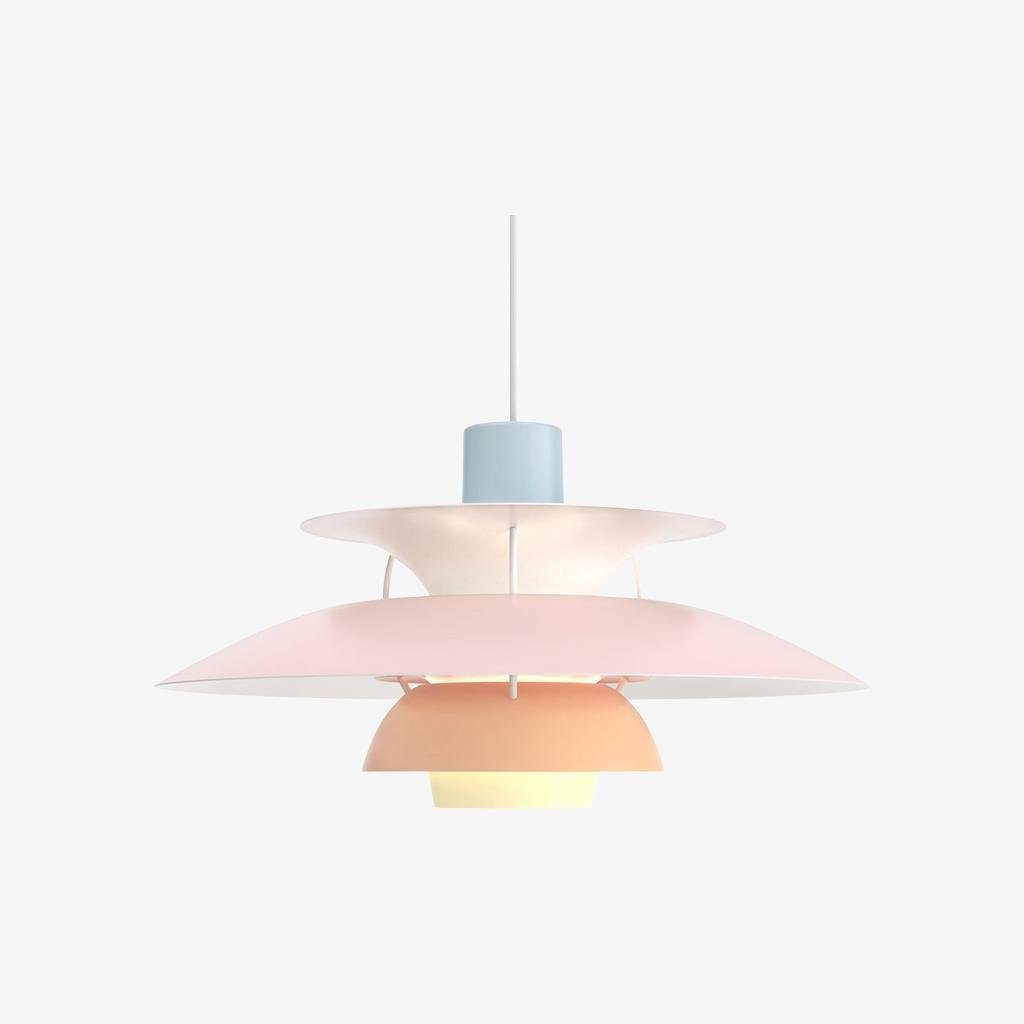 Layora Modern Scandinavian Pendant Light – Multi-Color Aluminum Design for Dining and Living Room N38 | Esilora