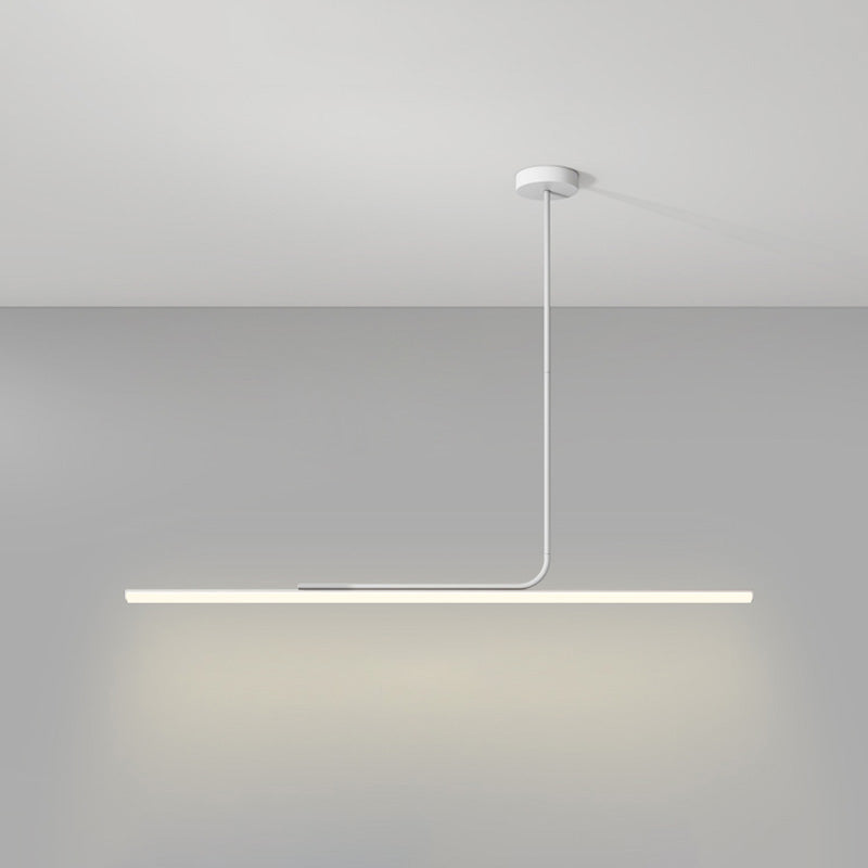 Lumineo Contemporary Decorative Dining Room Chandelier White Paint Push Button Switch | Esilora