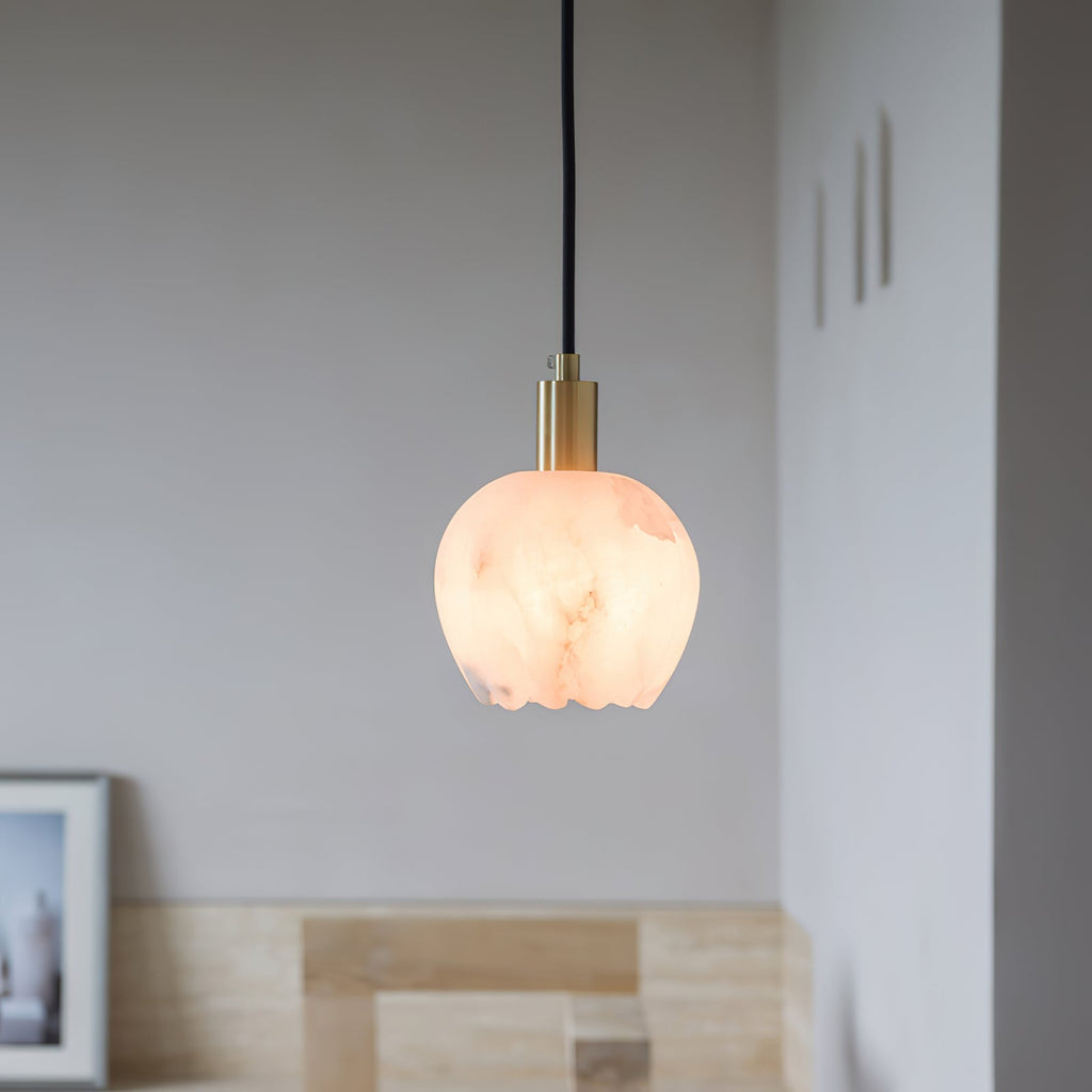 Lilin pendellampe i alabast | Esilora