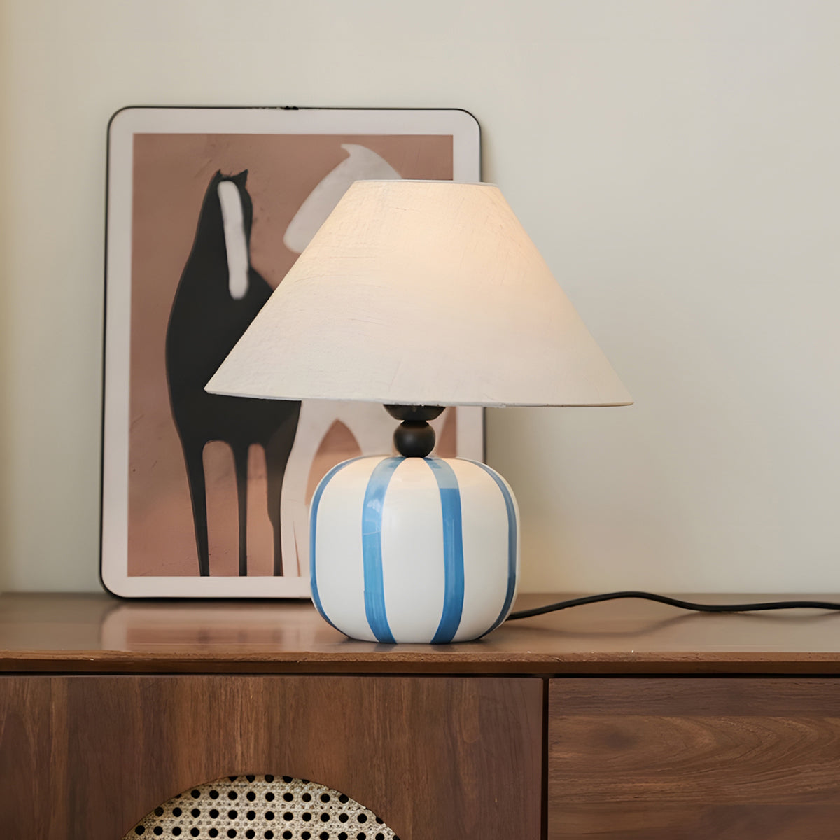 Playful Lollipop Table Lamp Colorful Sphere Light for Bedroom Decor | Esilora