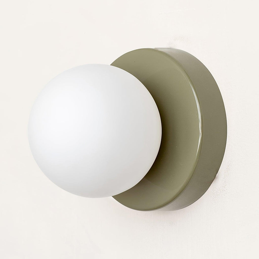 Rivolence Minimalist Fluid Modern Round Wall Sconce – Modern Indoor Accent Lighting for Bedroom or Study | Esilora