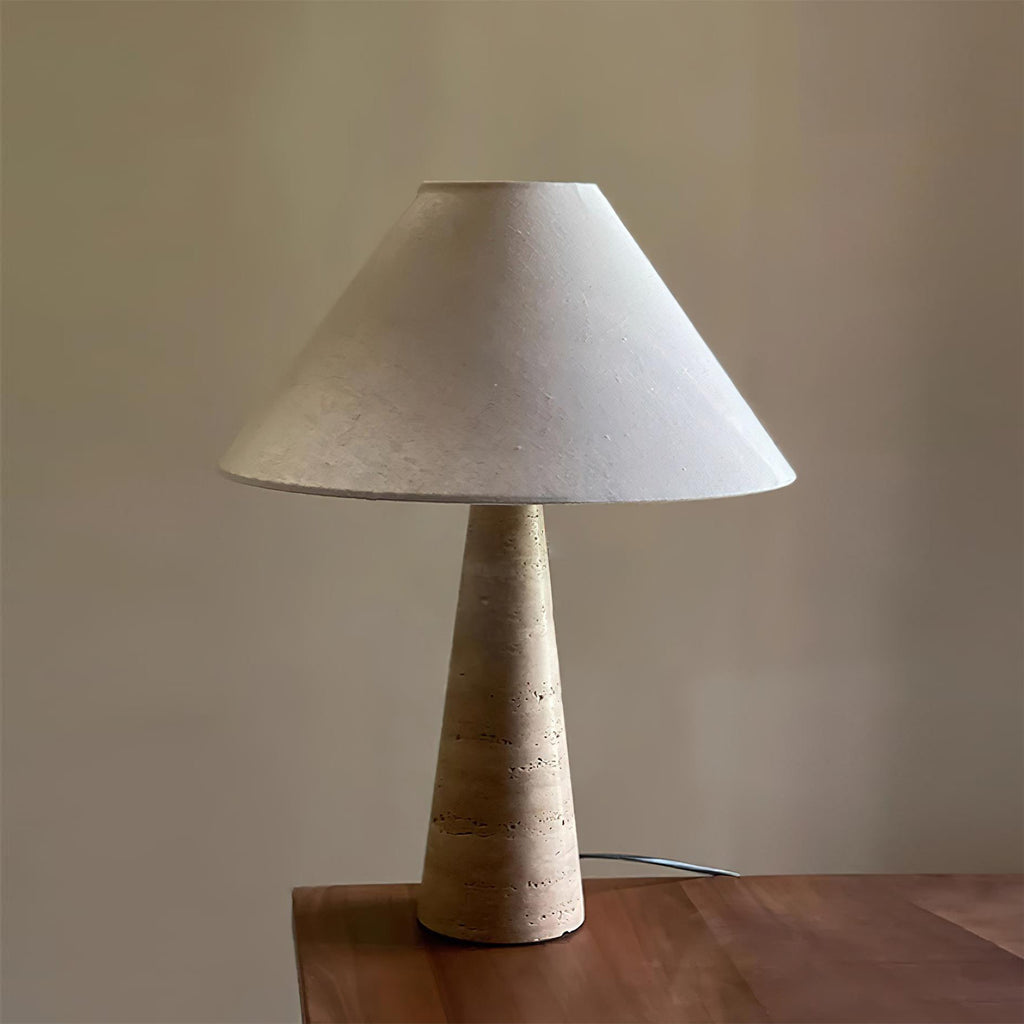 Lulu Travertine Table Lamp | Esilora