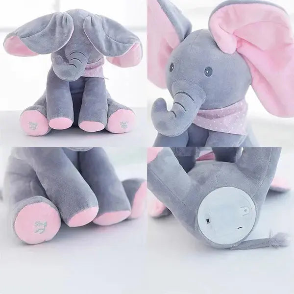 Soft Elephant Toy with Music – Flexible Ears & Guaranteed Child Joy - Esilora
