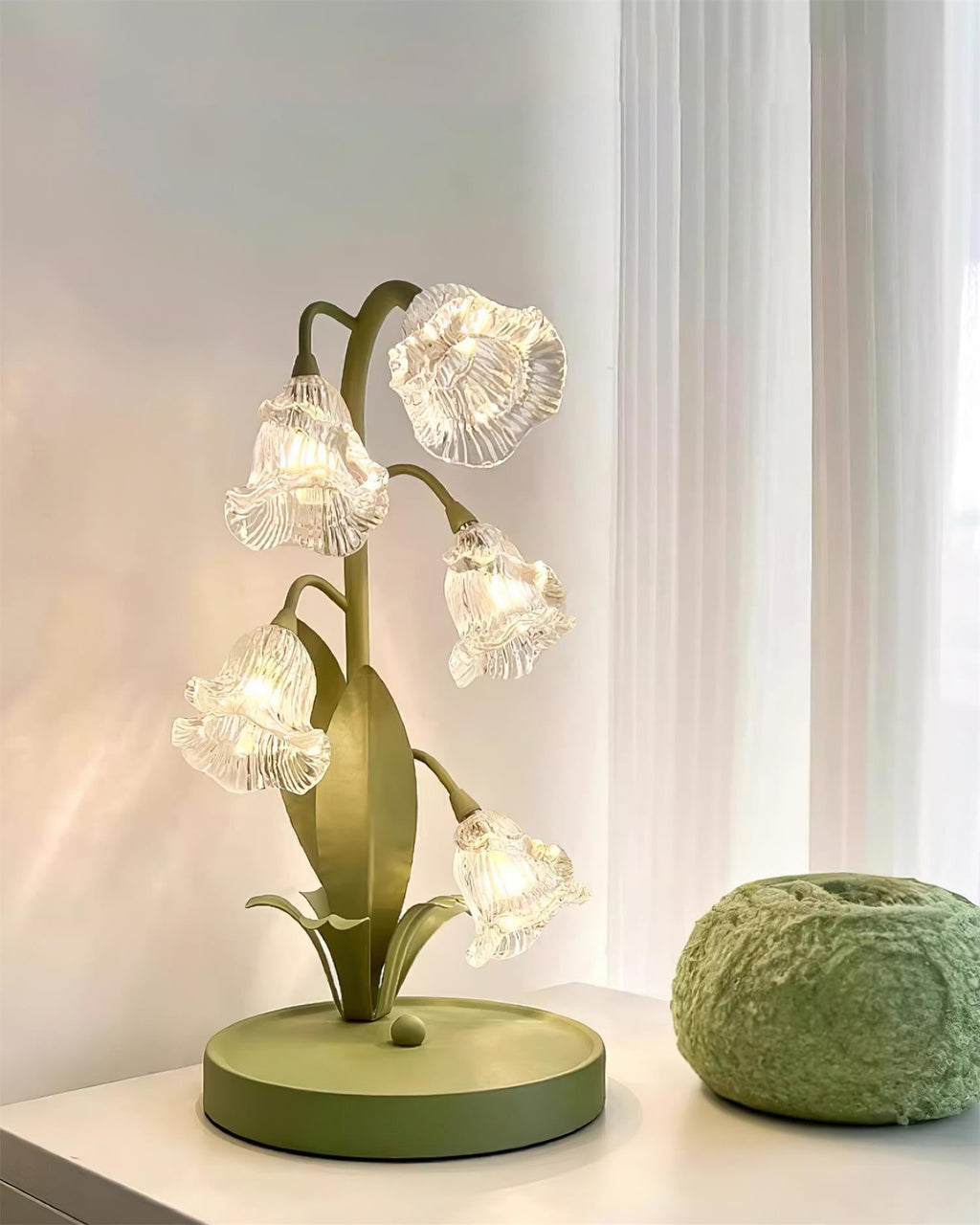 Niya grüne Tischlampe | Esilora