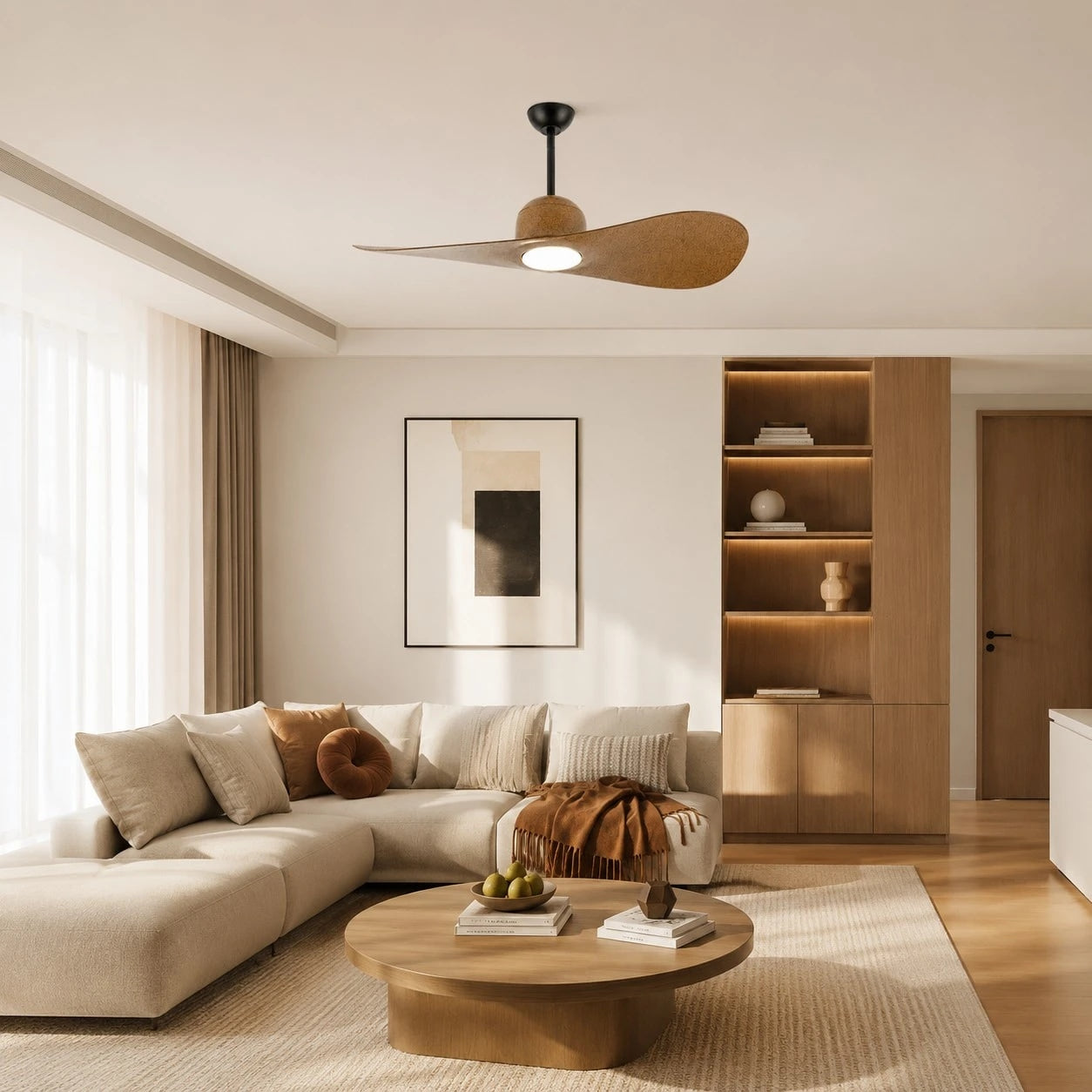 Luce per ventilatore da soffitto a due pale Hat | Esilora