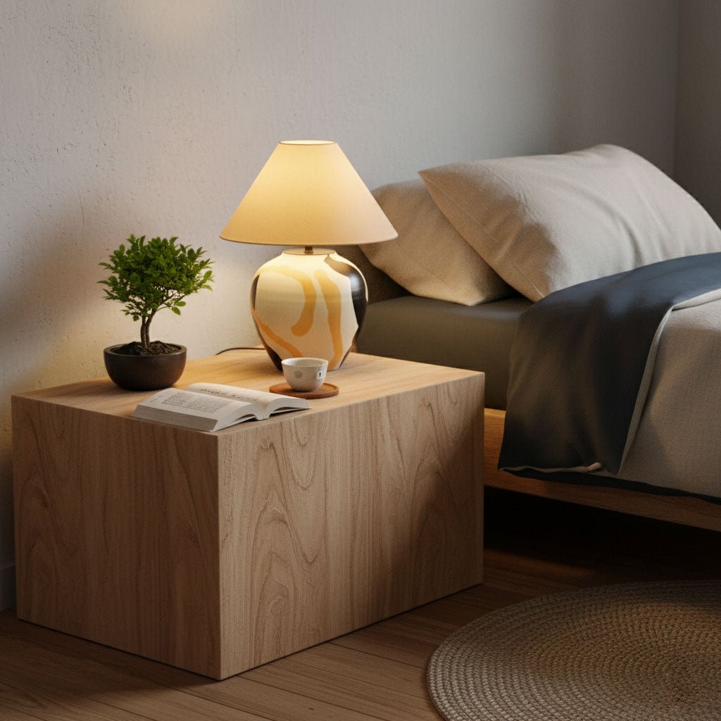 Abstract Pattern Ceramic Table Lamp | Esilora