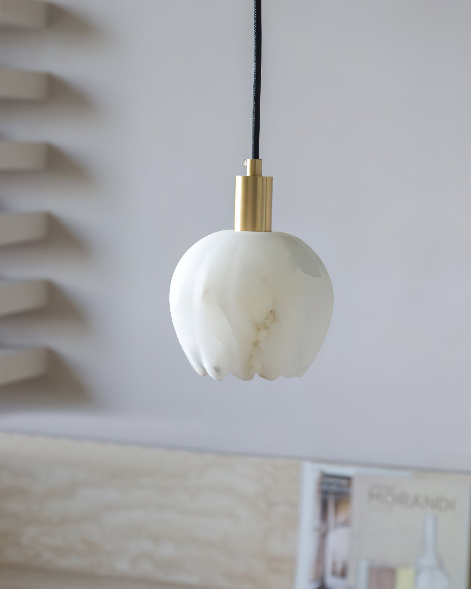 Lilin pendellampe i alabast | Esilora