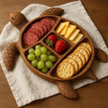 Vassoio per snack | Tagliere da portata in legno massello | Design animalier | NaturKueche - Esilora