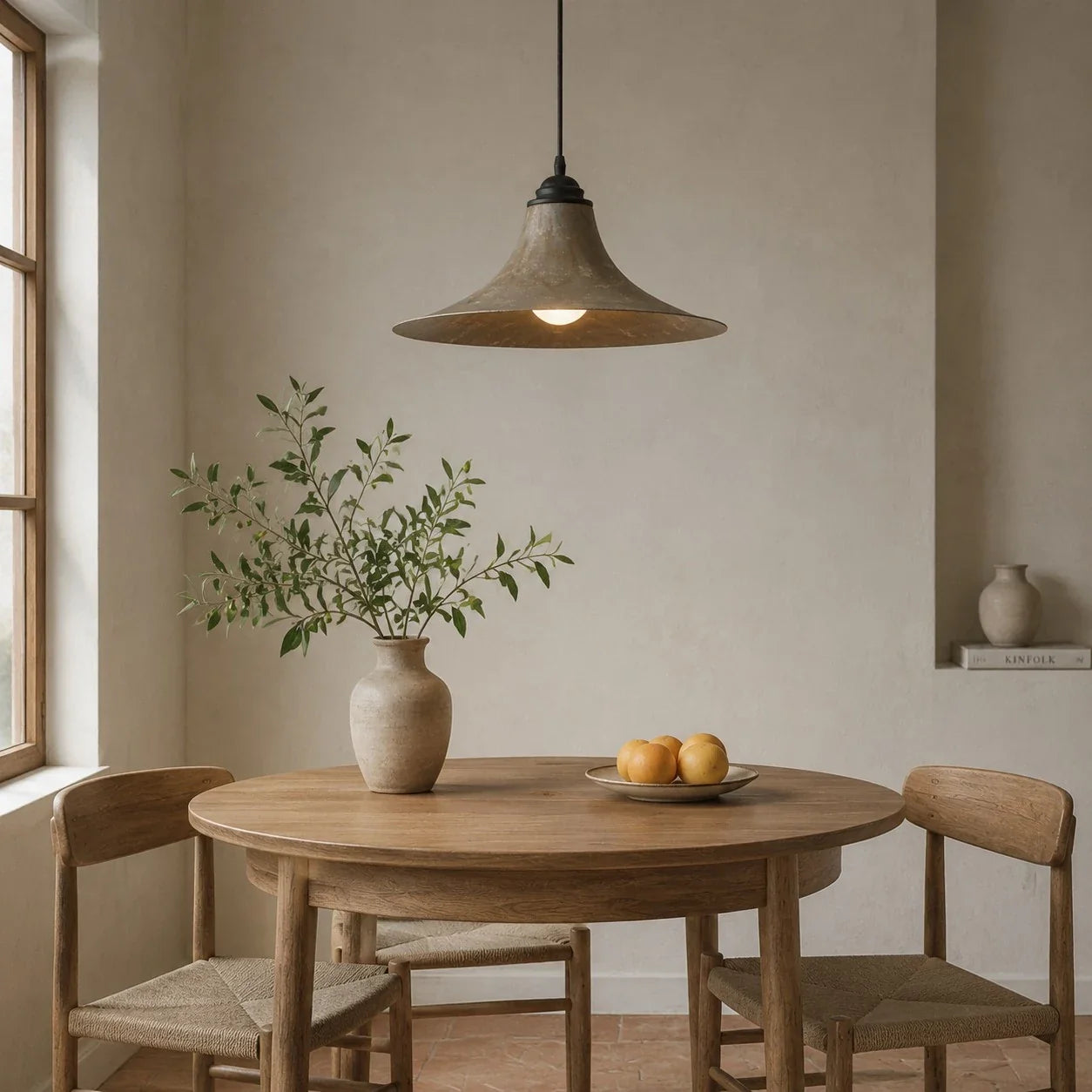 Suspension wabi-sabi finition artisanale | Esilora
