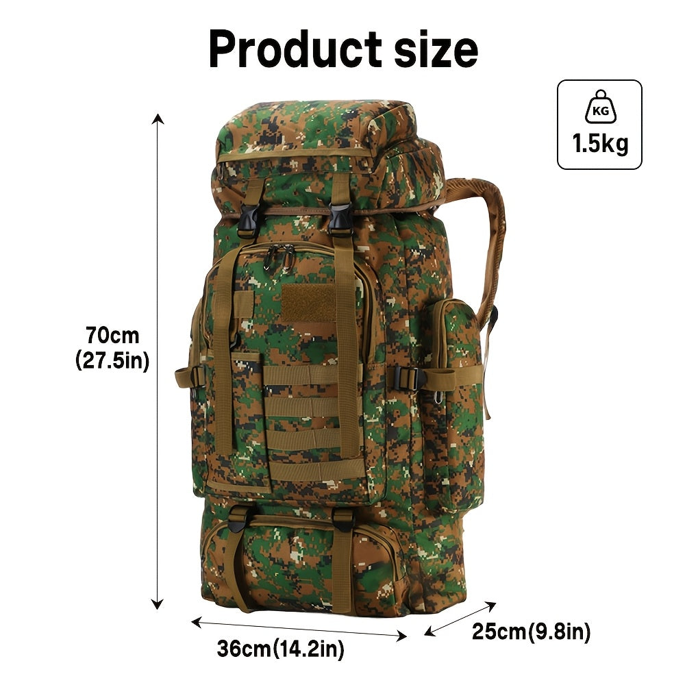 80L Tactical Hiking Backpack