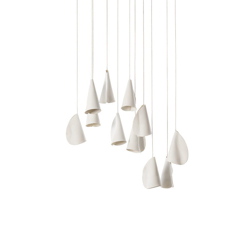 21 Thin Porcelain Pendant Lamp | Esilora