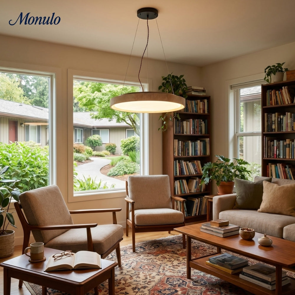 Miravelle Minimalistische Travertin Pendelleuchte – Moderne Lampe für Innenräume | Esilora