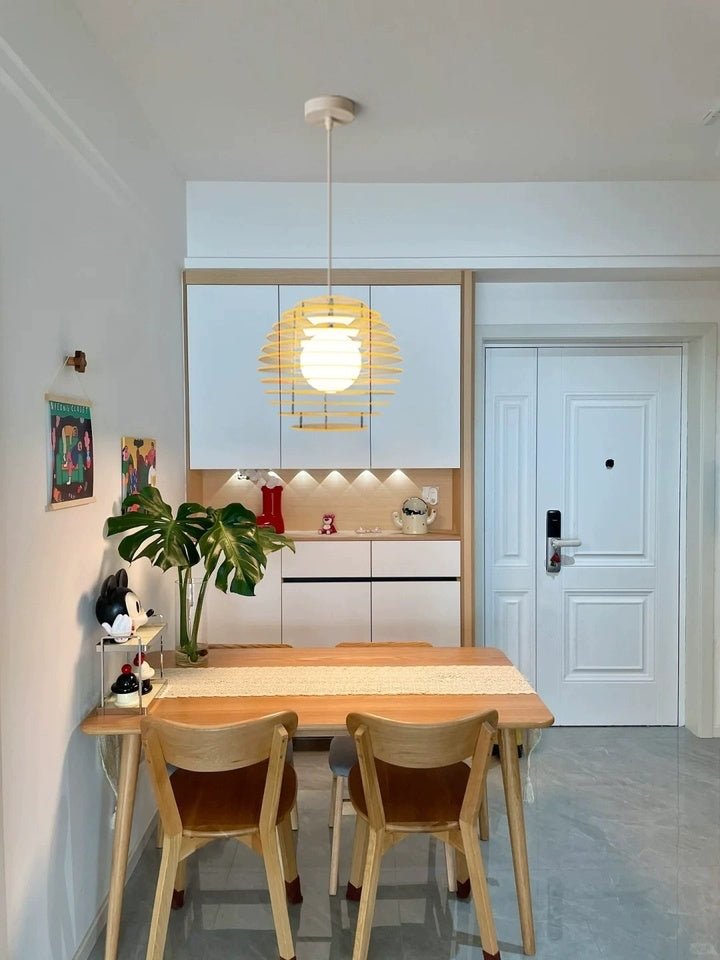 Bauhaus Memphis Acrylic Sunrise Pendant Lamp – AFTTERGLOW S4 | Esilora