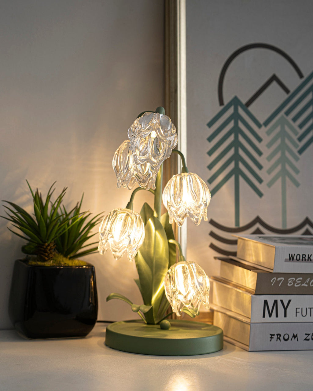 Niya grüne Tischlampe | Esilora