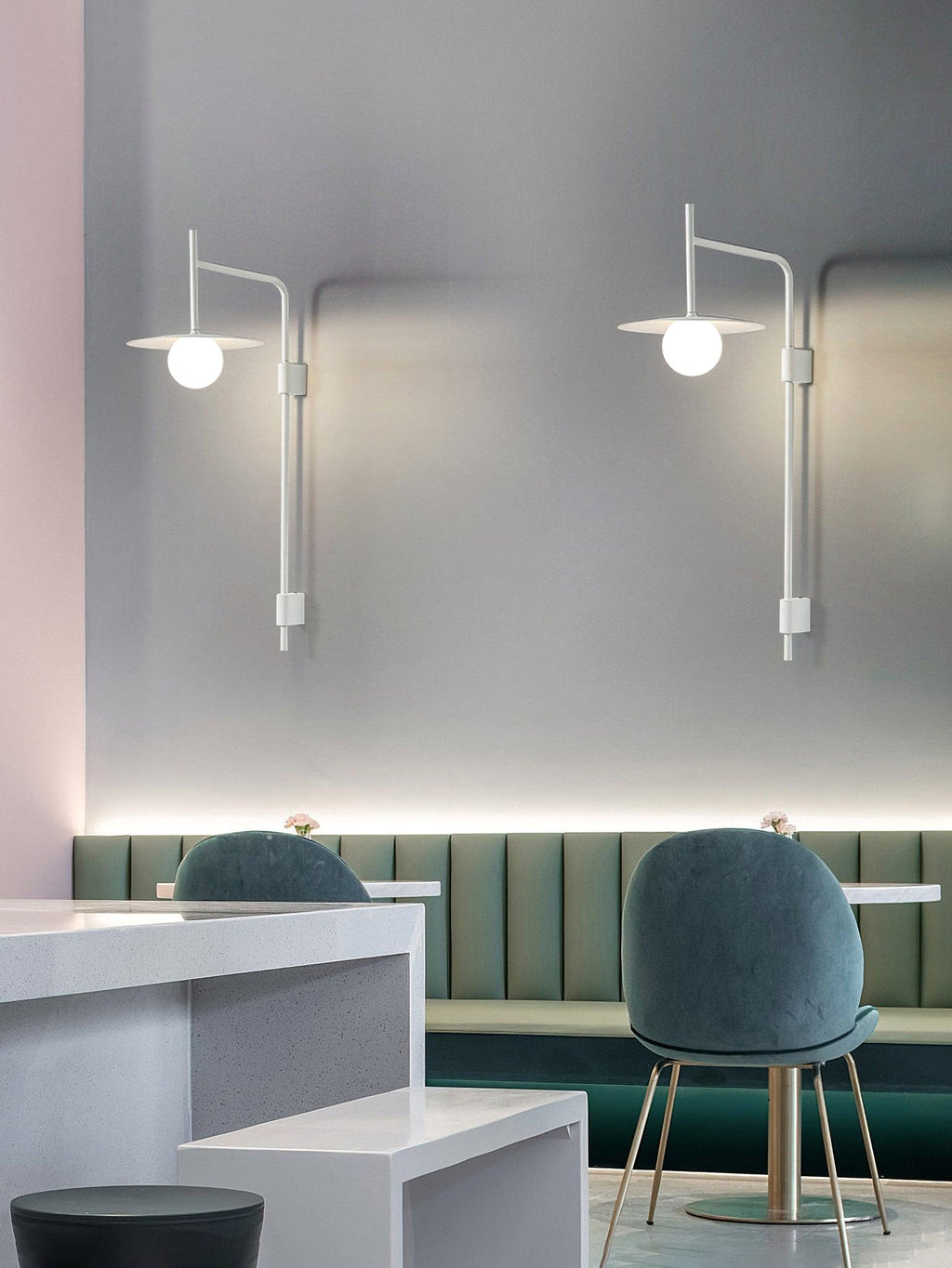 Nordic Swing Arm Wall Lamp for Living Room M22 | Esilora