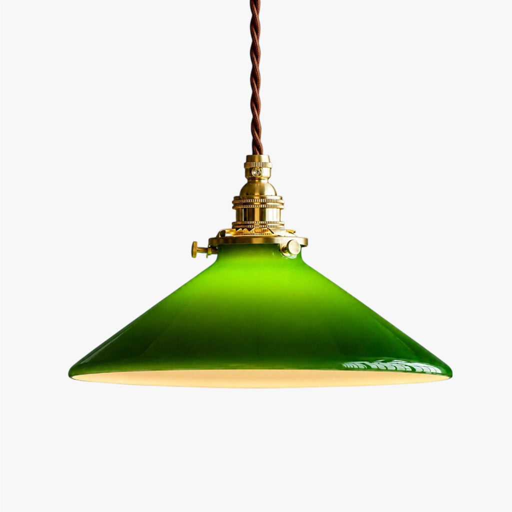 Vintage Glass Pendant Lamp for Kitchen | Esilora