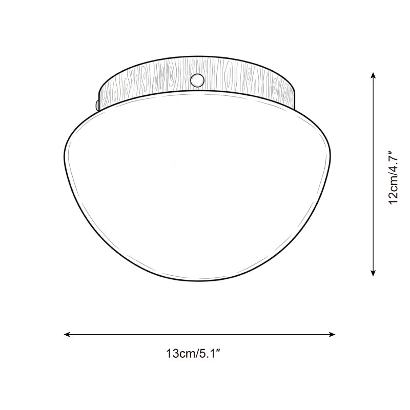 Honeyed Dome Ceiling Lamp | Esilora